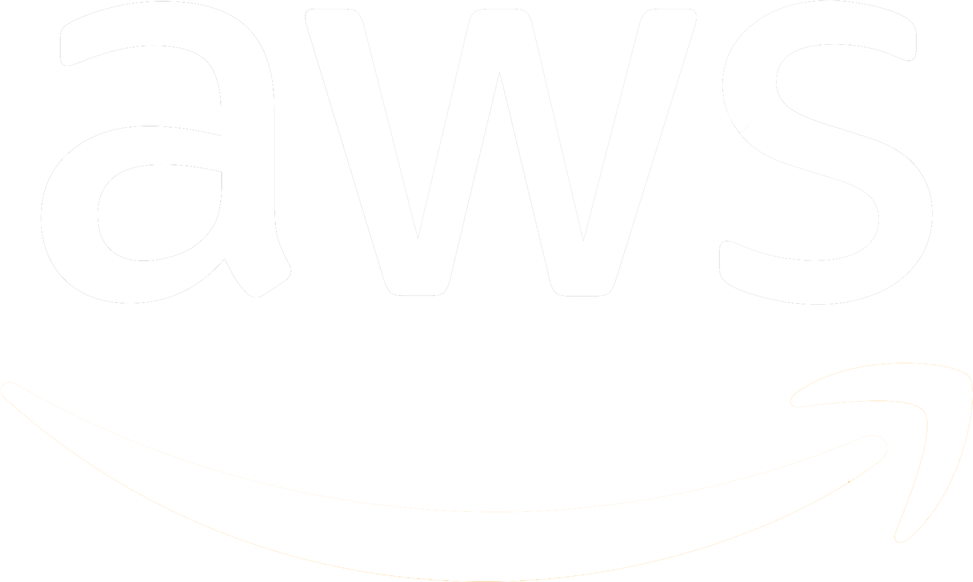AWS white logo
